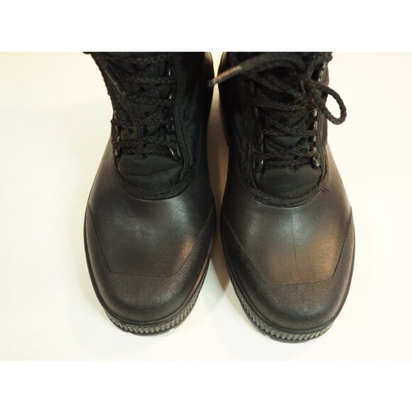 Sorel Black Felt Lined Black Faux Fur Snow Boots, Size 8 (US) - Picture 5 of 10